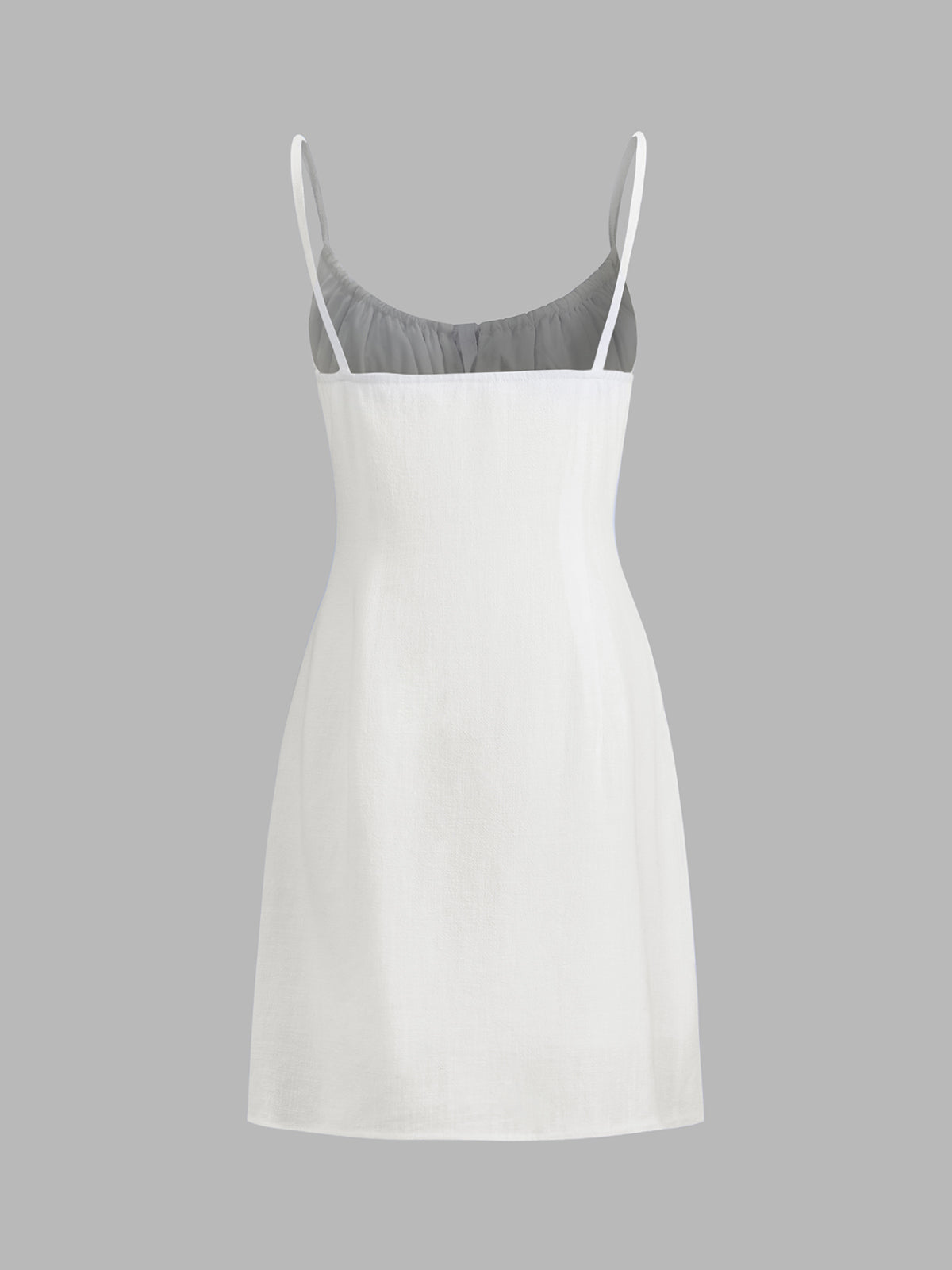 Darling Linen Plain Mini Dress 2
